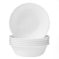 Corelle Vitrelle 6-Piece Soup/Cereal Bowl Set, 18 oz, Winter Frost White