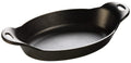 Lodge Heat-Enhanced Seasoned Cast Iron Oval Serving Dish, 36 oz